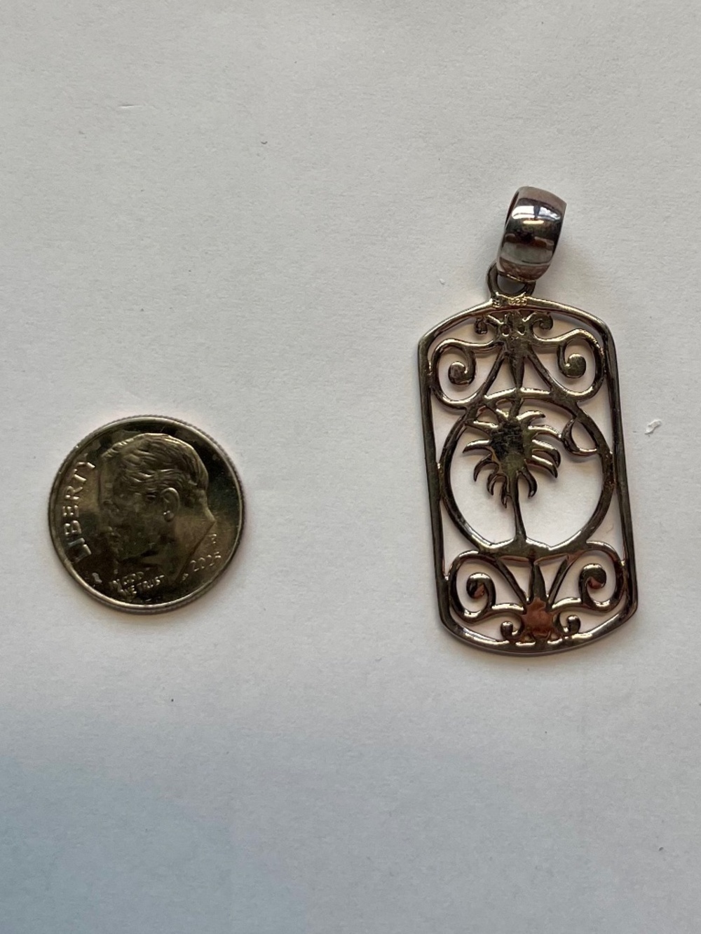 Southern Gates Palm Tree and Moon Pendant